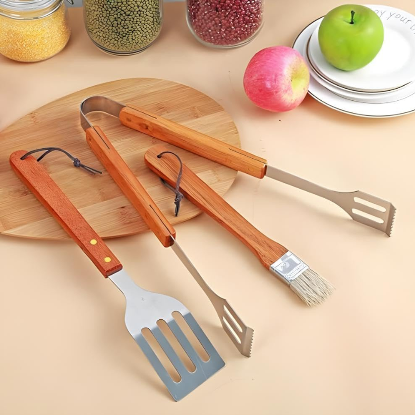 BBQ Wooden Handle Tools