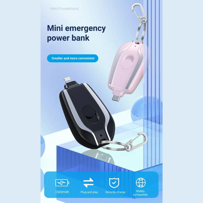 Emergency Portable Key Chain Charger