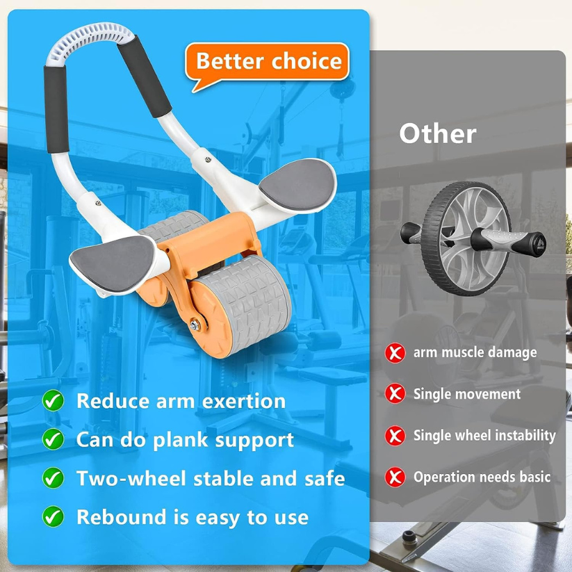 Auto Rebound Abs Wheel