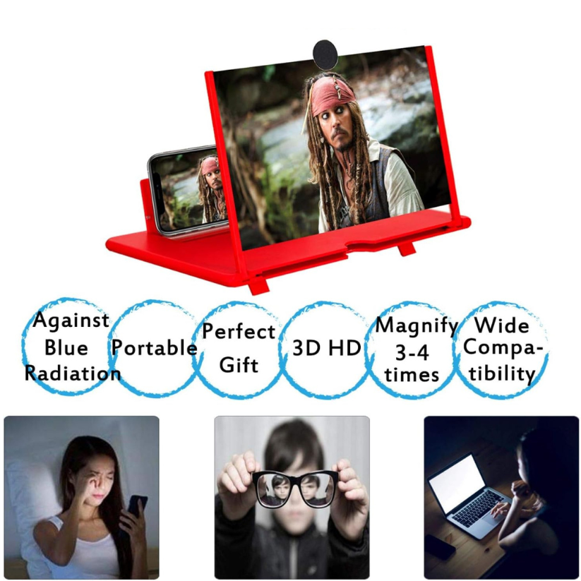 3D Magnifier Mobile Screen