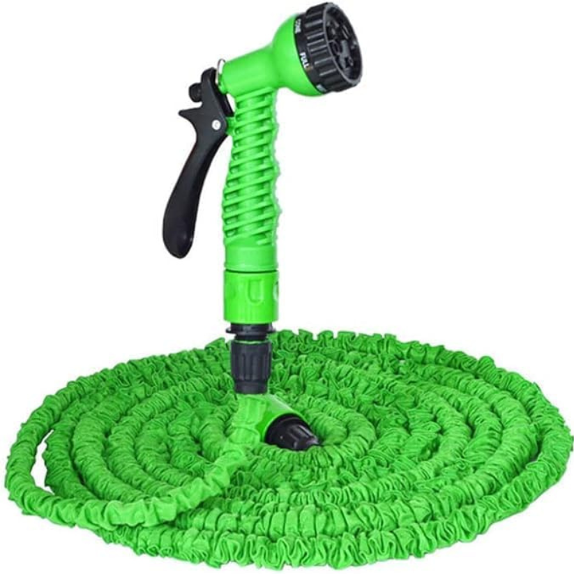 Expandable Garden Hose with Spray Nozzle