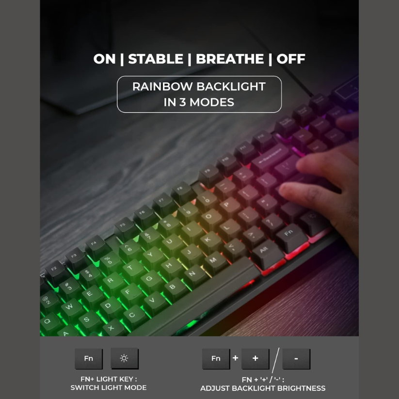 Rainbow Gaming Keyboard & Mouse