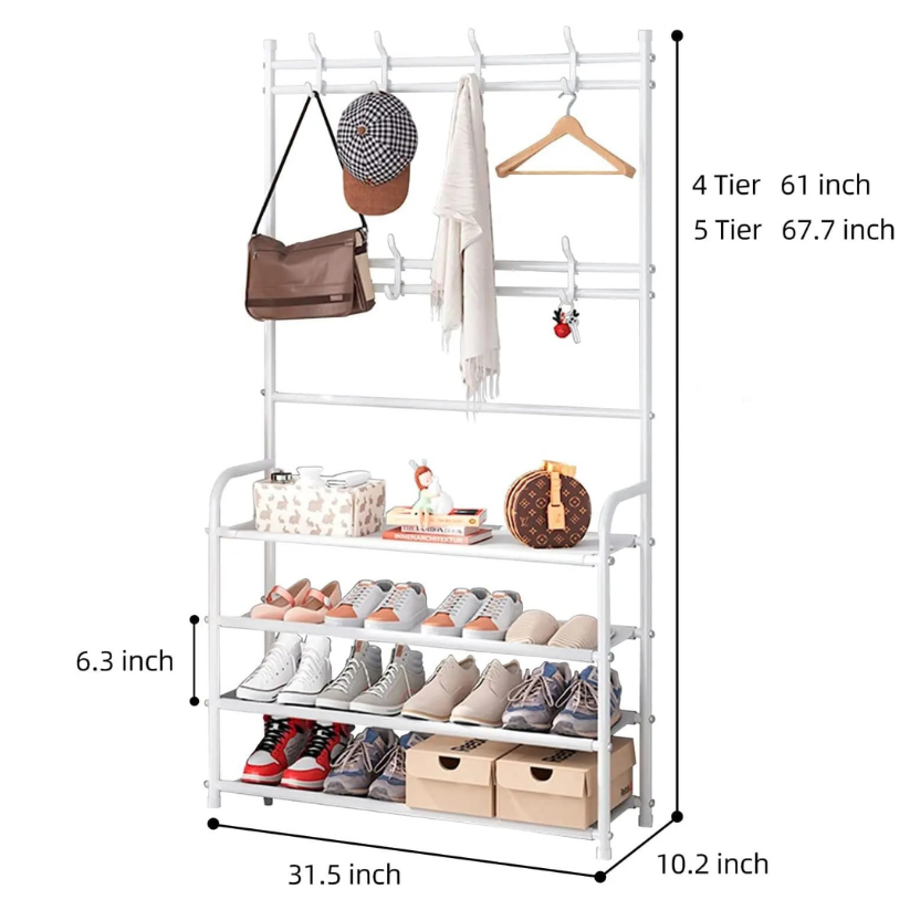 Multi-functional Shoe & Hat Rack