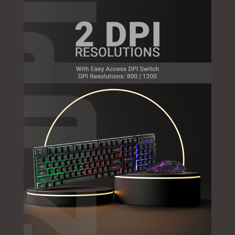 Rainbow Gaming Keyboard & Mouse