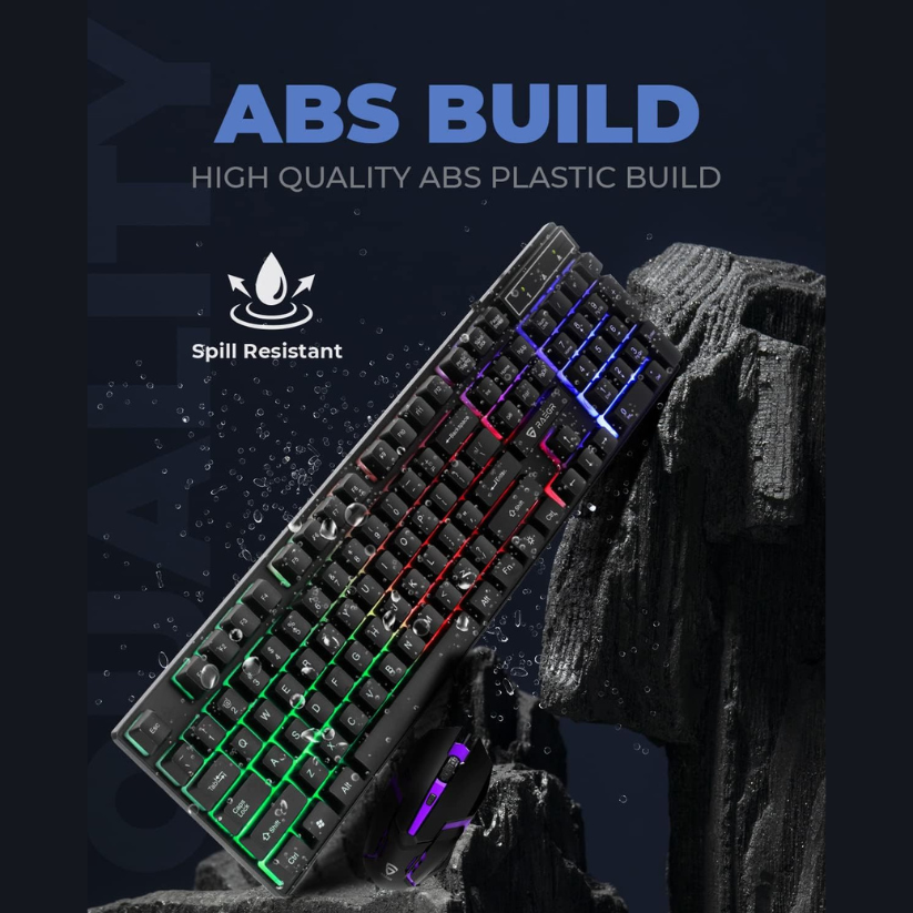 Rainbow Gaming Keyboard & Mouse