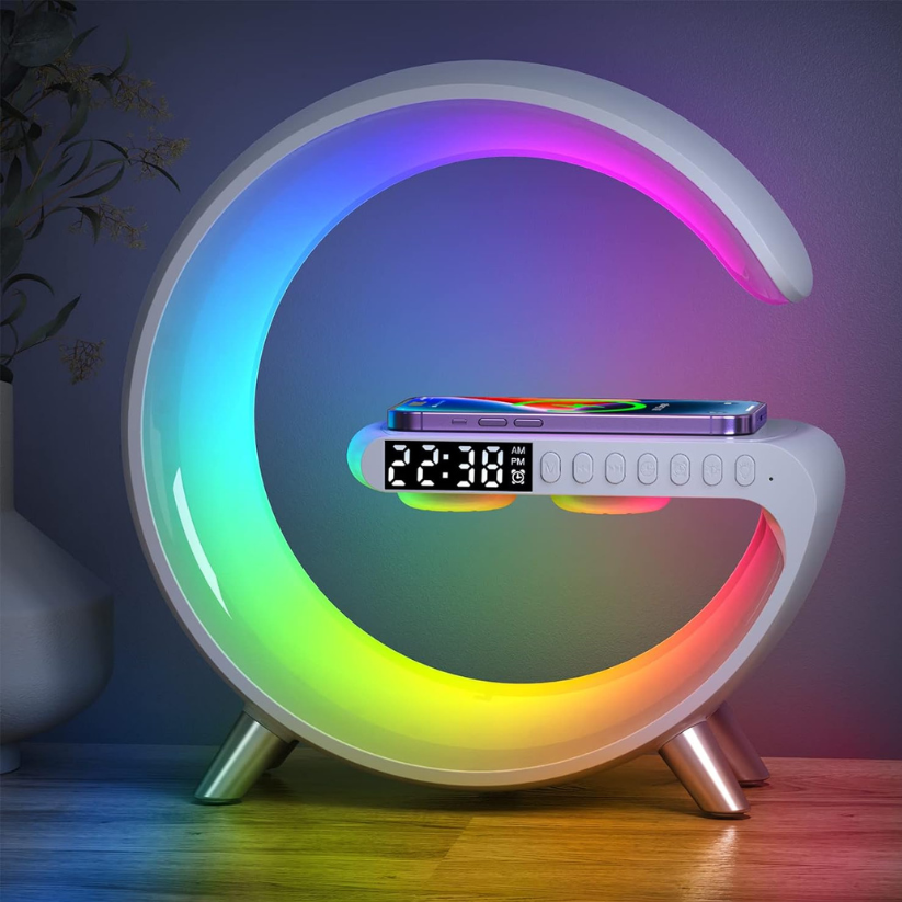 Digital Led Wireless Charger Speaker