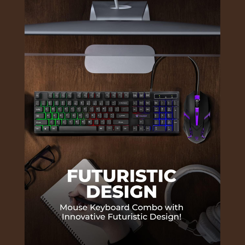 Rainbow Gaming Keyboard & Mouse